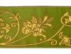 Immagine di Stolone per casula oro/colore Croce ramage H. 18 cm