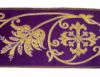Immagine di Stolone per casula oro/colore Croce ramage H. 18 cm