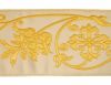 Immagine di Stolone per casula oro/colore Croce ramage H. 18 cm