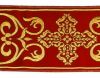 Picture of Gold/color Orphrey Orthodox Cross H. 18 cm (7,1 inch)
