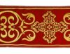 Picture of Gold/color Orphrey Orthodox Cross H. 18 cm (7,1 inch)