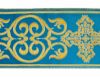 Picture of Gold/color Orphrey Orthodox Cross H. 18 cm (7,1 inch)