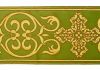 Picture of Gold/color Orphrey Orthodox Cross H. 18 cm (7,1 inch)