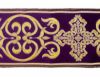 Picture of Gold/color Orphrey Orthodox Cross H. 18 cm (7,1 inch)