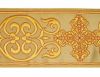 Picture of Gold/color Orphrey Orthodox Cross H. 18 cm (7,1 inch)