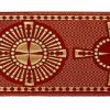 Immagine di Stolone per casula oro/colore Croce raggera H. 18 cm