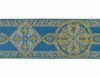 Imagen de Galón Bizantino oro H. 9 cm para ornamentos litúrgicos