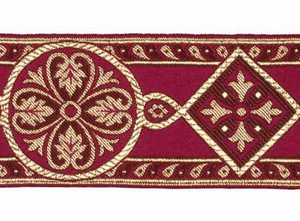 Picture of Gold thread Byzantine Galloon H. 8 cm (3,1 inch) for vestments