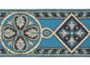 Immagine di Gallone laminette bizantino H. 8 cm per paramenti sacri