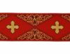 Immagine di Gallone liturgico in oro Rombi Croci H. 9 cm