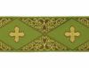 Immagine di Gallone liturgico in oro Rombi Croci H. 9 cm