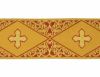 Immagine di Gallone liturgico in oro Rombi Croci H. 9 cm