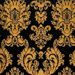 Picture of Brocade St. Satyr gold H. cm 160 (63 inch) Polyester Acetate Fabric Black White Pink White Pink Antique Gold for liturgical Vestments