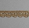 Picture of Gold Agremano Fleur-de-lis H. 0,8 cm (0,31 inch) metallic thread & viscose