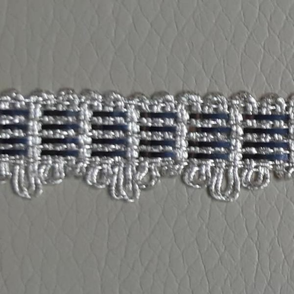 Picture of 4-webbings Gold braided Trim H. 1,20 cm (1,47 inch) metallic thread & viscose