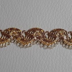 Picture of Agremano Braided Trim Chain H. cm 1 (0,4 inch) Polyester and Viscose Border Edge Trimming for liturgical Vestments