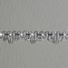 Picture of Agremano Braided Trim silver metal  H. cm 0,5 (0,19 inch.) 1-webbing Metallic thread and Viscose Border Edge Trimming for liturgical Vestments
