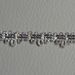 Immagine di Agremano metallo argento 2 lame  H. cm 0,5 (0,19 inch.) filato metallico Viscosa Orlo Bordo Passamaneria per Paramenti sacri 