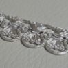 Picture of Gold braided Trim Fleur-de-lis H. 1,2 cm (0,47 inch) metallic thread & viscose