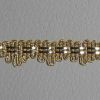 Picture of 2-webbings gold Agremano H. 0,8 cm (0,31 inch) metallic thread & viscose