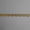 Picture of 2-webbings gold Agremano H. 0,8 cm (0,31 inch) metallic thread & viscose