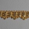 Imagen de Agreman dorado 4 tirillas H. 1 cm hilo metálico y viscosa para vestimenta 