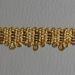 Picture of Agremano Braided Trim H. cm 1 (0,39 inch) gold metal 4-webbings Metallic thread and Viscose Border Edge Trimming for liturgical Vestments