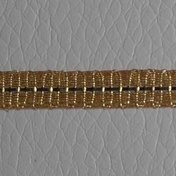 Imagen de Agreman dorado H. 0,6 cm hilo metálico y viscosa para vestimenta 