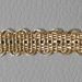 Picture of Agremano Braided Trim gold metal Embroidery H. cm 0,8 (0,31 inch) Metallic thread and Viscose Border Edge Trimming for liturgical Vestments