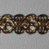 Imagen de Agreman oro antiguo H. 1,5 cm viscosa y poliéster