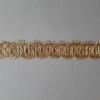 Imagen de Agreman cadena oro H. 2 cm hilo metálico y viscosa para vestimenta 