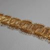 Imagen de Agreman cadena oro H. 2 cm hilo metálico y viscosa para vestimenta 