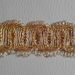 Picture of Agremano Braided Trim gold chain H. cm 2 (0,79 inch) Metallic thread and Viscose Border Edge Trimming for liturgical Vestments