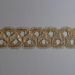 Picture of Agremano Braided Trim gold chain H. cm 3,5 (1,4 inch) Metallic thread and Viscose Border Edge Trimming for liturgical Vestments