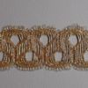 Picture of Gold chain braided Trim H. 3,5 cm (1,4 inch) metallic thread & viscose