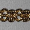 Picture of Antique Gold braided Trim H. 1,5 cm (0,59 inch) viscose & polyester