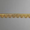 Picture of Gold braided Trim H. 2,5 cm (0,98 inch) viscose & polyester 