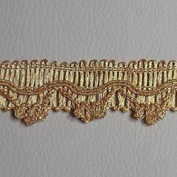 Picture of Agremano Braided Trim gold Viscose Polyester H. cm 2,50 - Border Edge Trimming for liturgical Vestments