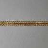 Imagen de Agreman dorado H. 1 cm viscosa y poliéster para vestimenta 