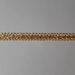 Immagine di Agremano oro rilievo H. cm 1 (0,39 inch) Viscosa Poliestere Orlo Bordo Passamaneria per Paramenti sacri 