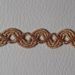 Picture of Agremano Braided Trim gold H. cm 1 (0,39 inch.) Viscose Polyester Border Edge Trimming for liturgical Vestments