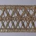 Picture of Agremano Braided Trim Gold braided net H. cm 5 (2,0 inch) Viscose Polyester Border Edge Trimming for liturgical Vestments