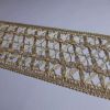 Picture of Gold net braided Trim H. 9,5 cm (3,74 inch) viscose & polyester