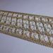 Picture of Agremano Braided Trim Gold braided net H. cm 9,5 (3,74 inch) Viscose Polyester Border Edge Trimming for liturgical Vestments