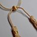 Picture of Cord Tassel twisted gold 2 Tassels Metallic thread and Viscose for liturgical Stole