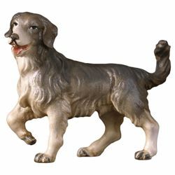 Picture of Shepherd dog cm 50 (19,7 inch) Hand Painted Shepherd Nativity Scene classic Val Gardena wooden Statue peasant style