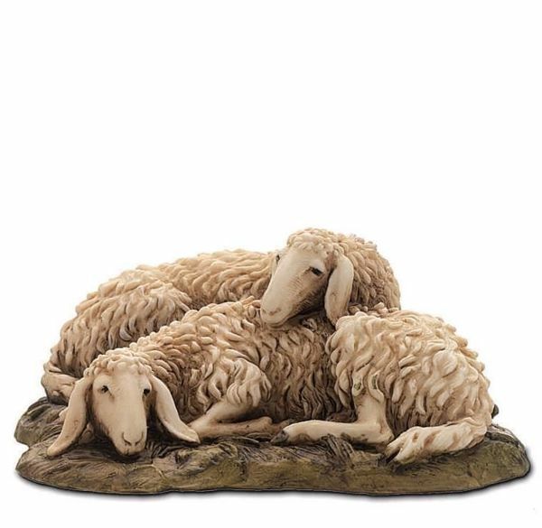 Picture of Sheep Set cm 15 (5,9 inch) Landi Moranduzzo Nativity Scene resin Statues Arabic style
