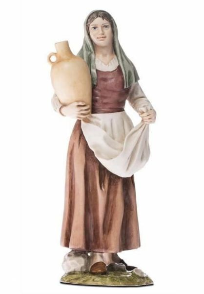 Picture of Woman with Amphora 18 cm (7,1 inch) Lando Landi Nativity Scene in resin FOR OUTDOORS