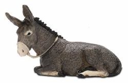 Picture of Donkey cm 13 (5,1 inch) Landi Moranduzzo Nativity Scene plastic PVC Statue Arabic style