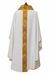 Picture of Liturgical Chasuble open neck and Trim Polyester Ivory Violet Red Green